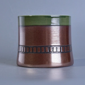 Restaurant candle holder handmade painted home decoration