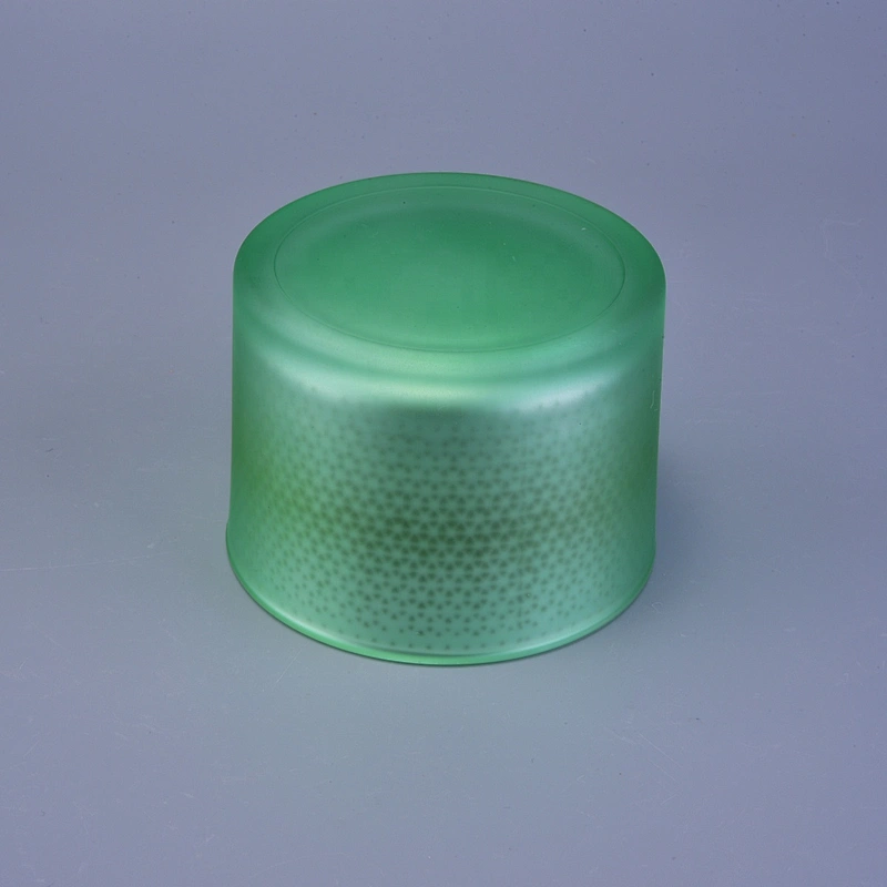 Wholesales electroplating luxury glass candle vessel home decoration