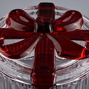 Sunny empty crystal luxury Glass candle jar with lid 10oz 16oz