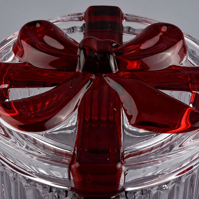 Sunny empty crystal luxury Glass candle jar with lid 10oz 16oz