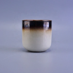 400ml Cylinder ceramic candle votive jar home decor