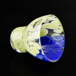 Modern custom candle jar glass handmade candle bottle wholesales