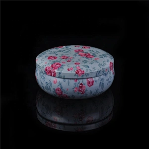Vintage custom Metal Candle tin with lid for Wedding Decoration wholesales