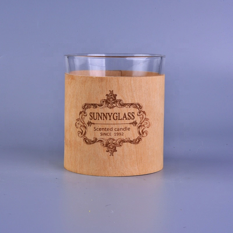 6oz 8oz 10oz Sunny scented custom cylinder glass candle holder