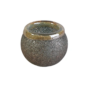 Factory price round tealight mercury candle glass jars