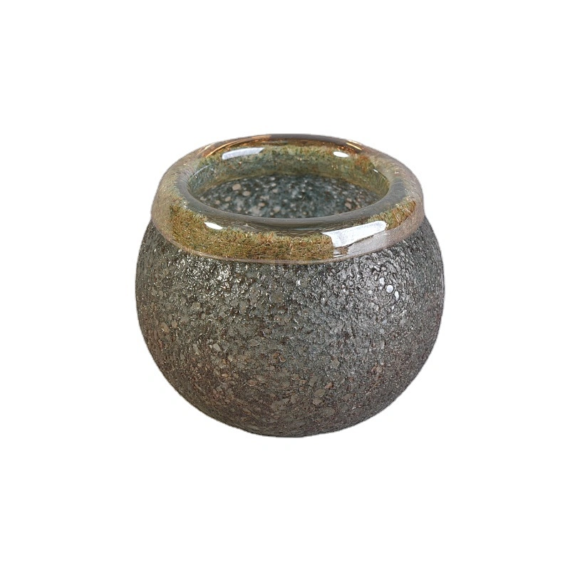 Factory price round tealight mercury candle glass jars