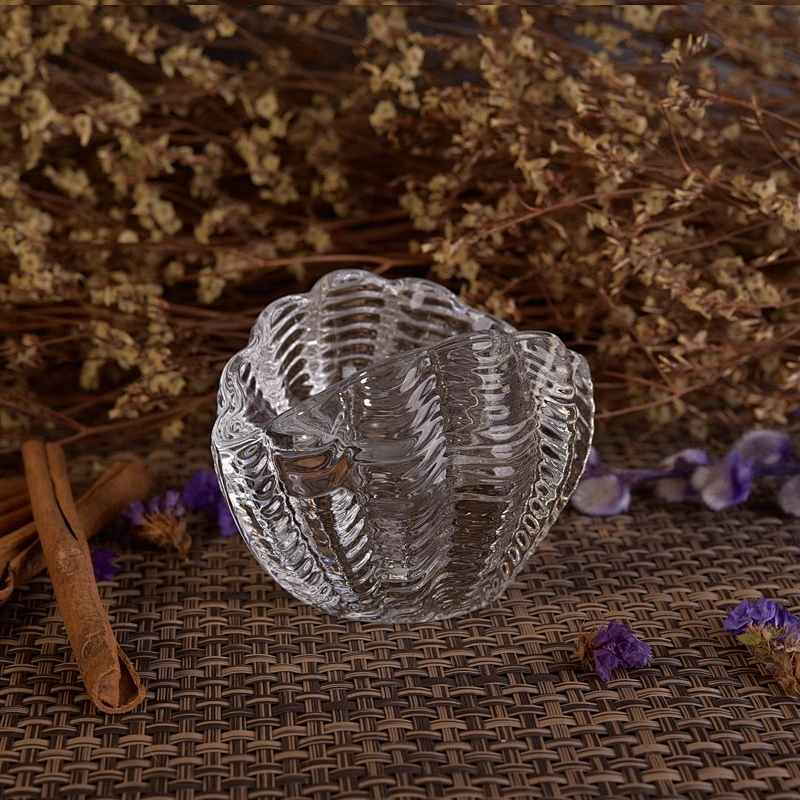Seashell glass candle holders home decoration wholesale