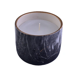 10oz 14oz 20oz Wholesales black empty ceramic candle holder home decor