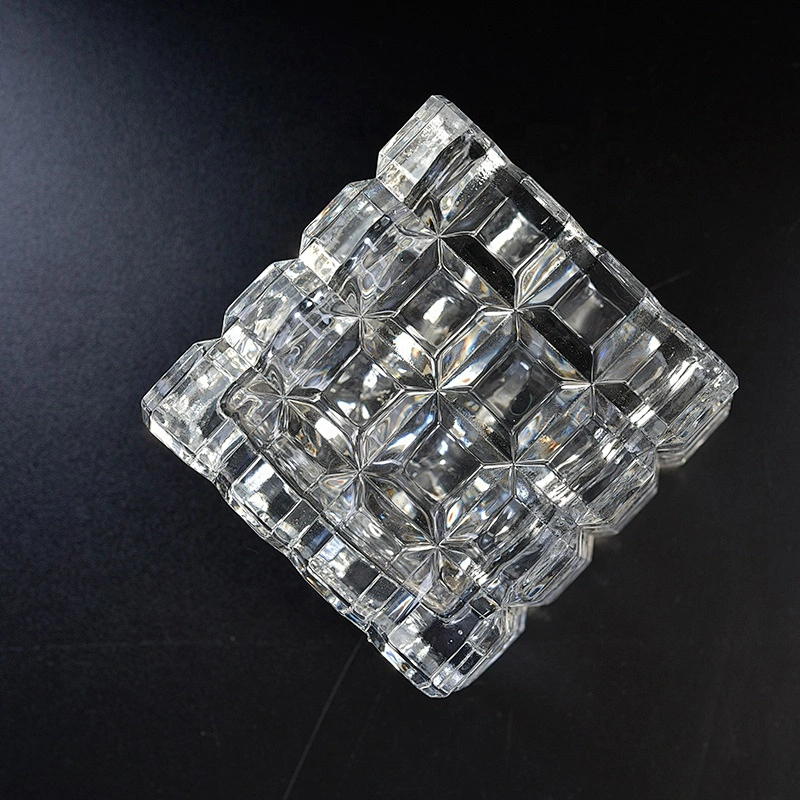 Luxury Glass Candle container tealight candle jars home decoration wholesales