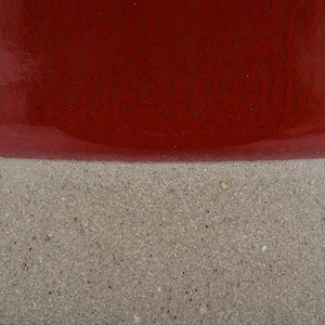 candle holder 12oz curved bottom, red color customized votive candle jar