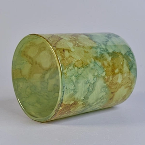 Sunny new design Luxury glass candle jar holder 10oz 20oz