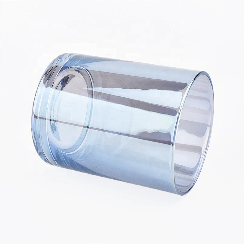 403ML Ion plating Glass Candle Jar for Decor