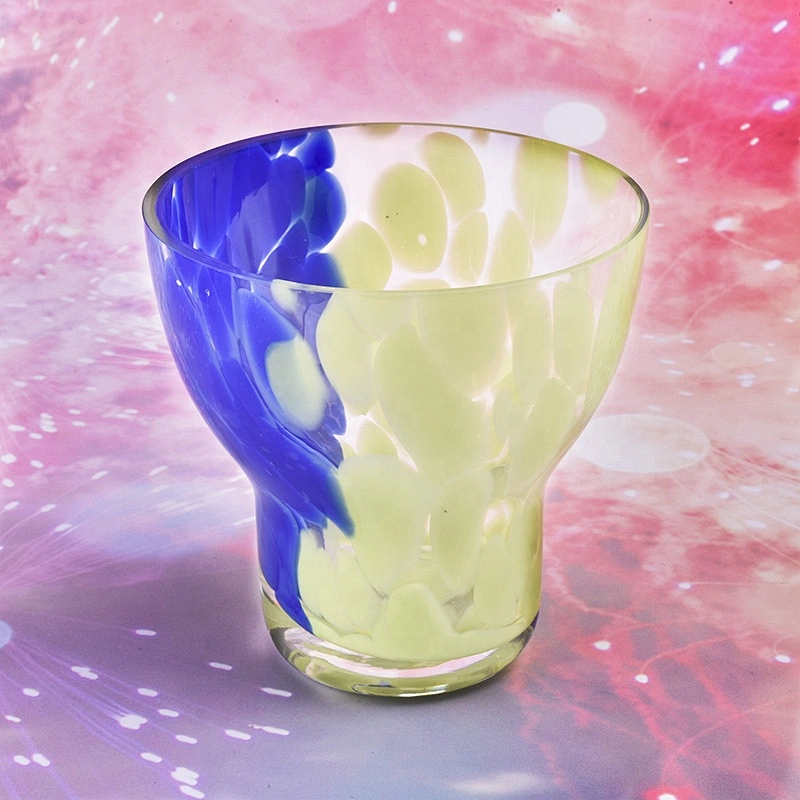 Modern custom candle jar glass handmade candle bottle wholesales