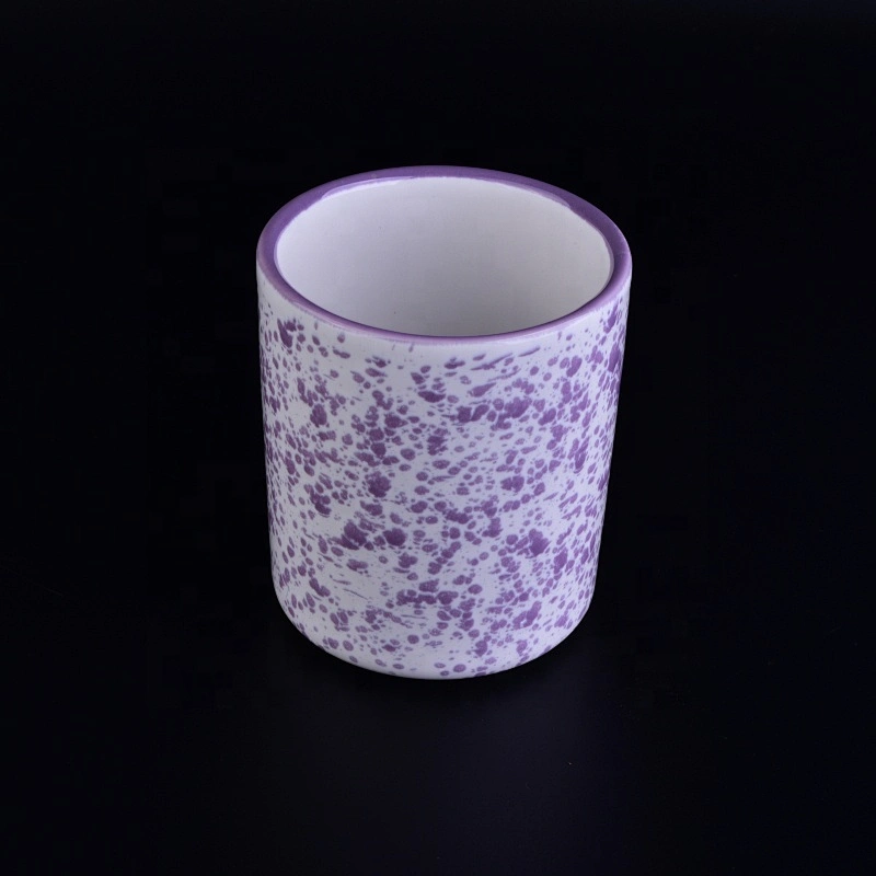 Sunny new design decorative ceramic candle container