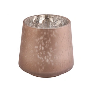 wholesale Christmas polygon candle jars home decoration glass candle holder