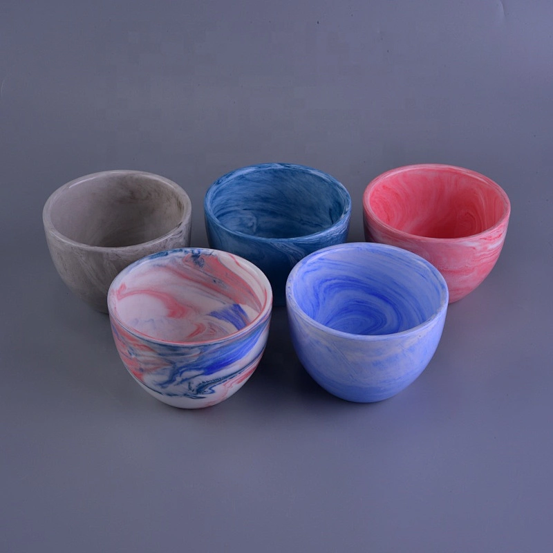 Vintage custom ceramic tealight candle tumbler jar wholesales