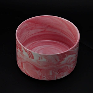 marble candle large container for home decor