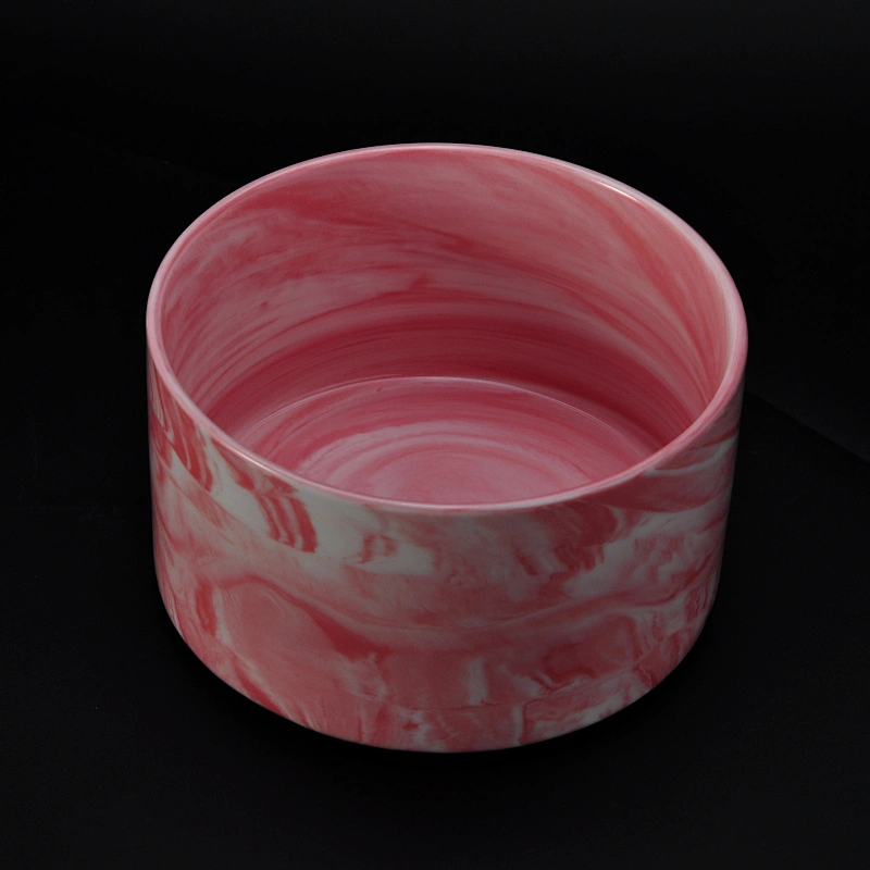 marble candle large container for home decor