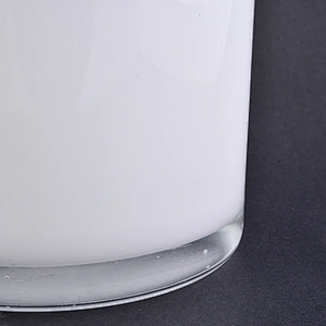 white glass votive candle holder cylinder candle container