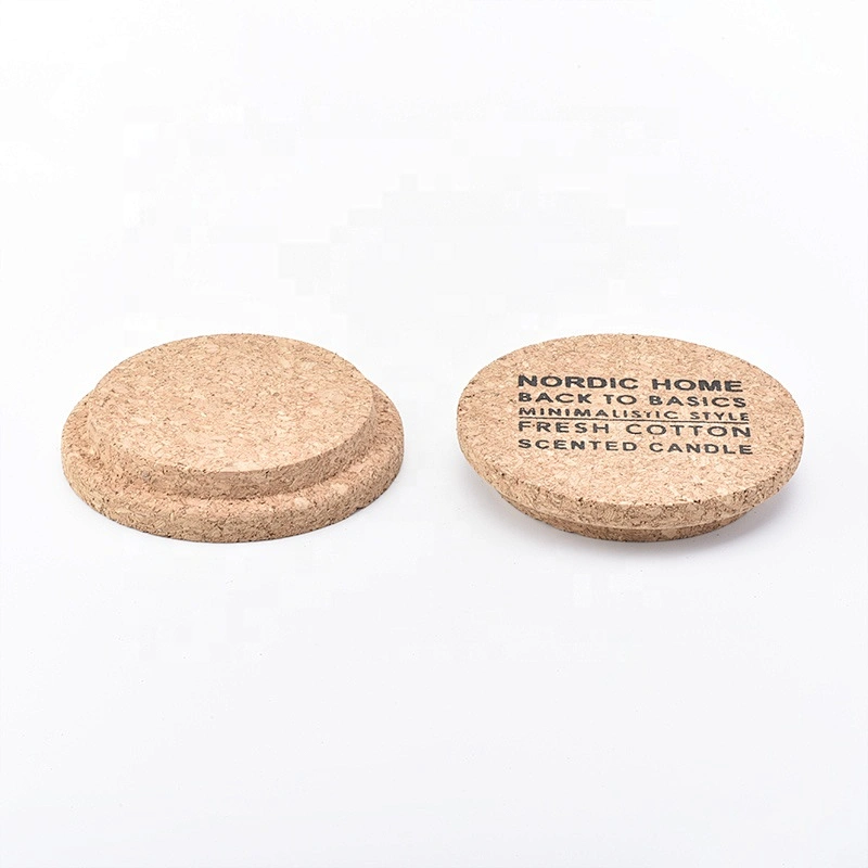 logo printing round wooden lid for candle jar wholesales