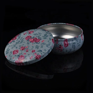 Vintage custom Metal Candle tin with lid for Wedding Decoration wholesales