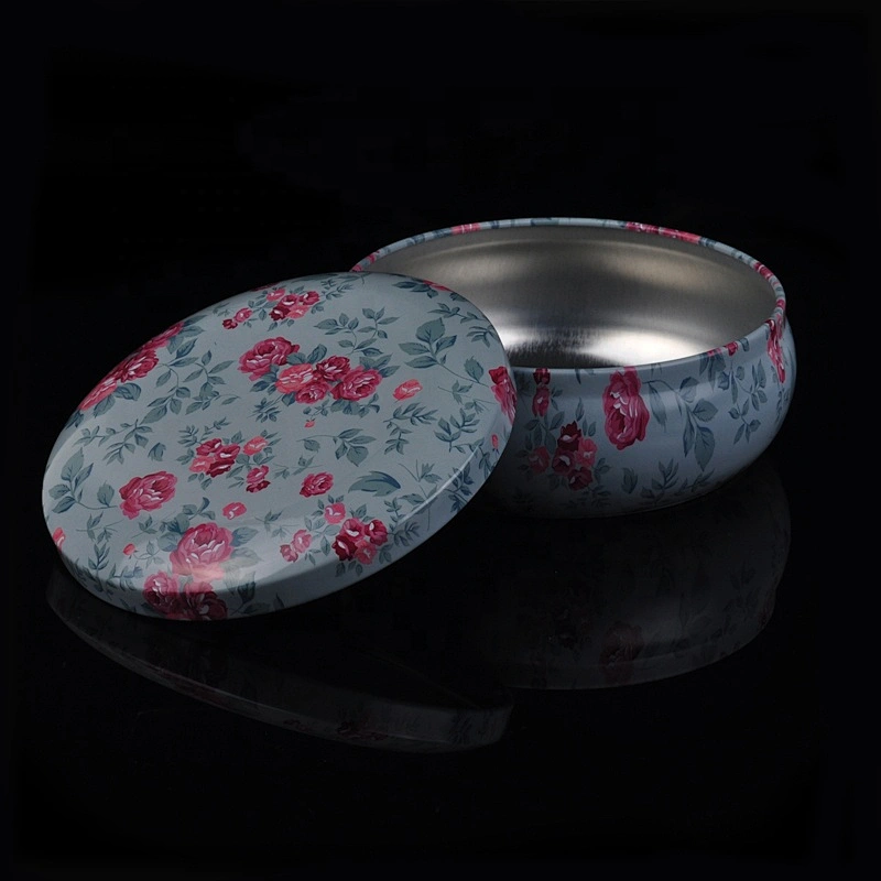 Vintage custom Metal Candle tin with lid for Wedding Decoration wholesales