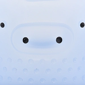 412ML Lovely Piggy blue  Glass Candle Holders Candles Jar for Decor