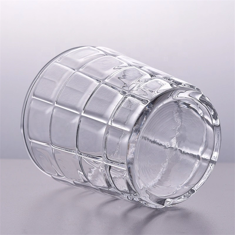 OEM Empty personalized candle container tea light glass scented candle holder party decoration in bulk