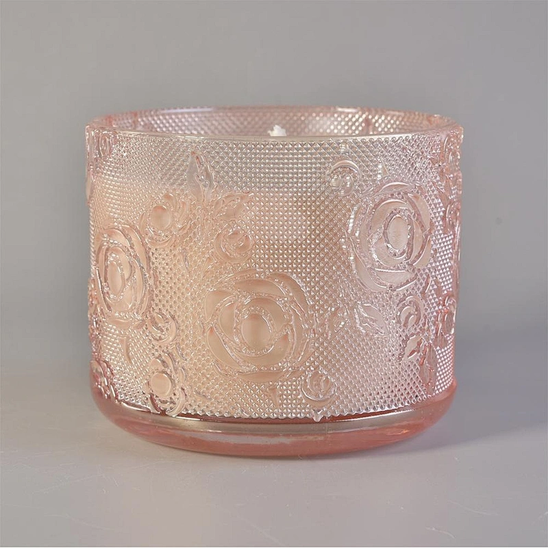 Wedding decoration empty tealight crystal candle glass holders