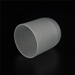 Round Bottom Custom Frosted Glass Candle Jars