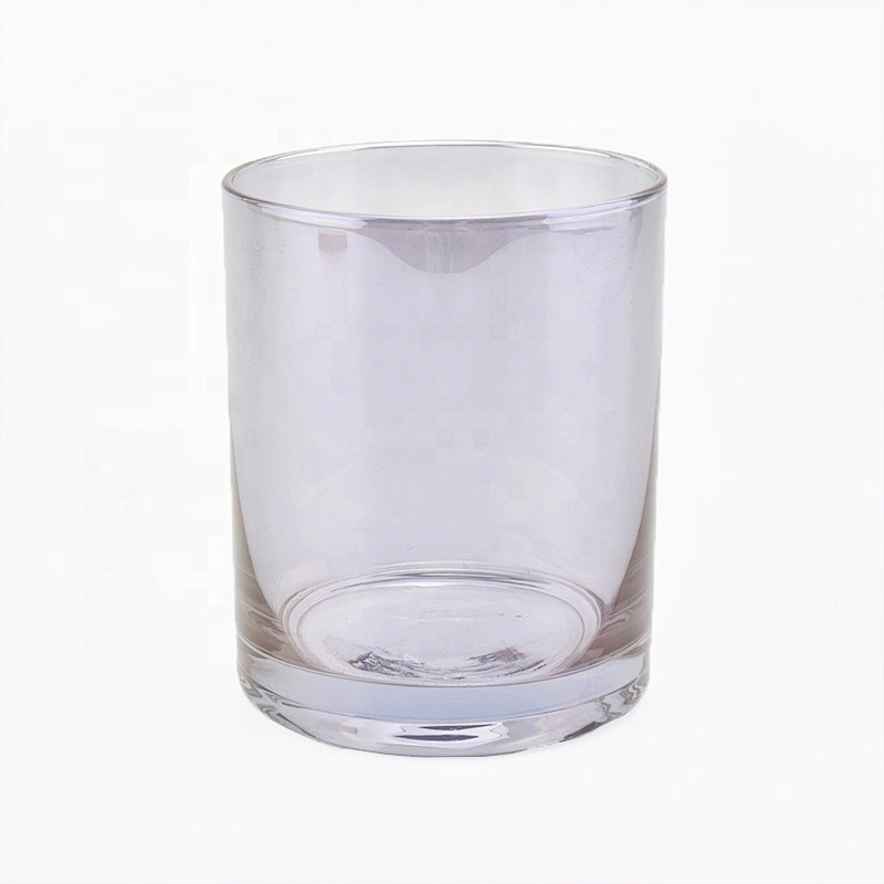 Wholesale cylinder glass candle  holders multi colors home decoration