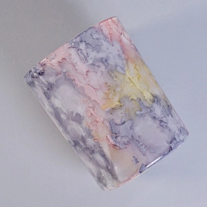 Wholesales China custom cylinder colorful ceramic candle jars