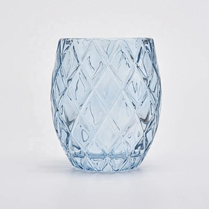 Clear crystal votive candle cup glass candle bottles home decoration