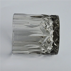 10oz 12oz 14oz Wholesales tealight Luxury black crystal glass candle holder