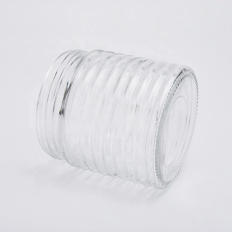 Transparent machine press candle container votives glass candles jar kitchen decoration use