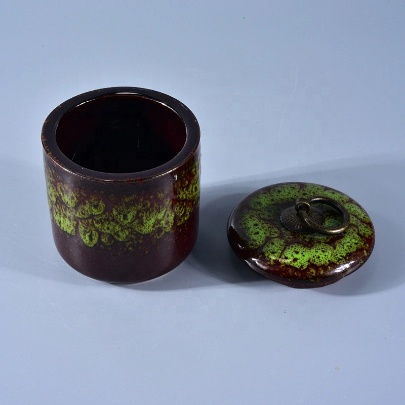 10oz 12oz 16oz Wholesales Custom luxury ceramic jar candle with lid wholesales