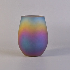Christmas personalized round candle holder scented decorative glass candle jars party decoration wholesales