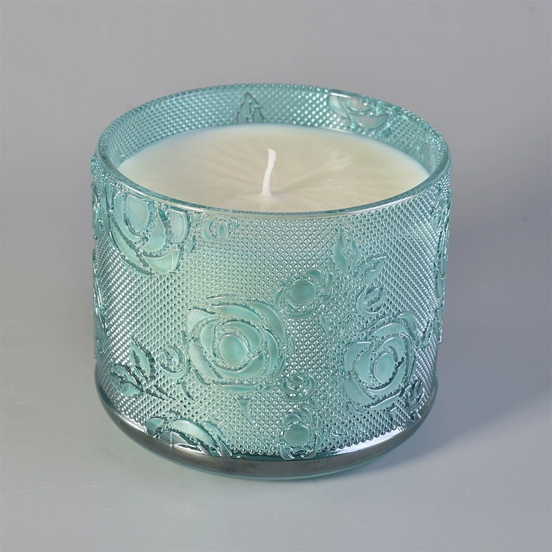 Wholesales Home decoration tea light rose luxury candle glass holders