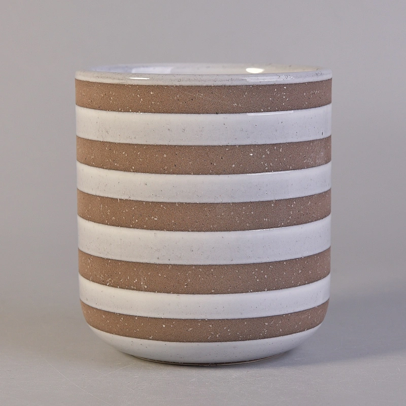 10oz 11oz 14oz Manufacturer Sunny custom brown candle ceramic vessels