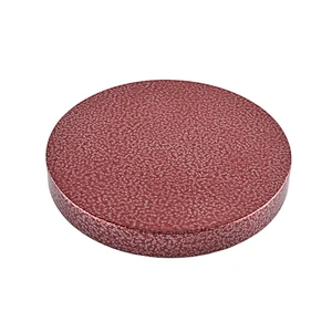 Bulk round pink Custom logo metal cover for candle jars