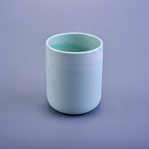 Hurricane ceramic candle jar handmade wholesales