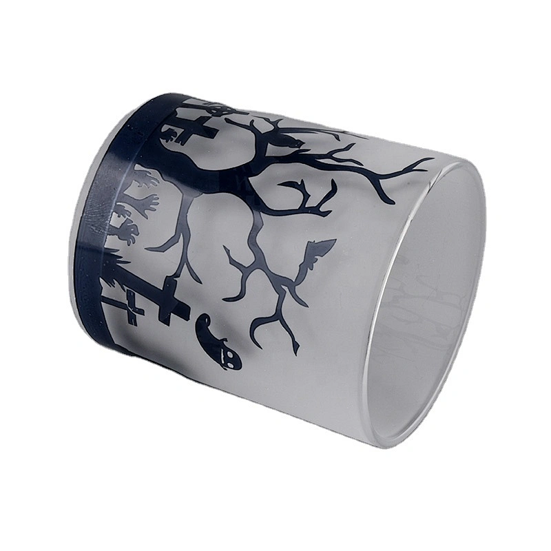 8oz wholesale glass candle vessels