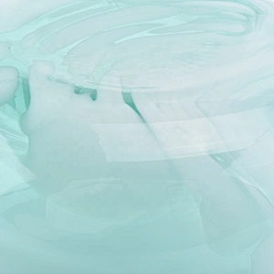 marbled glass candle jar, green glass container 560ml