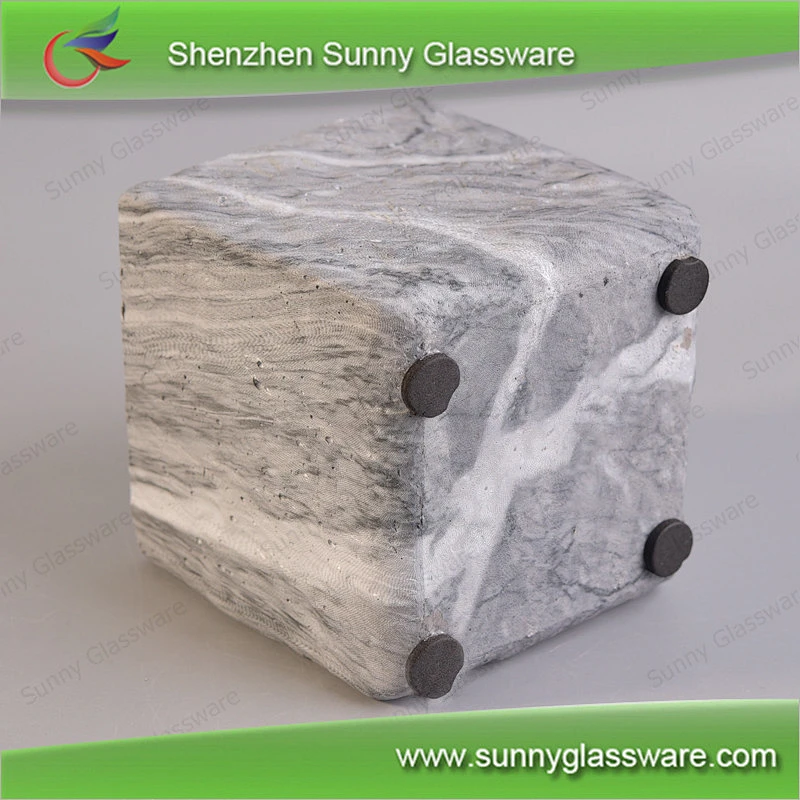 Square concrete candle containers votive candle jar wholesales