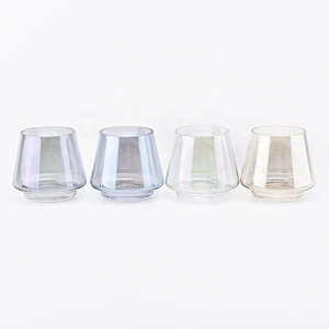 435ML Elegant Glass Candle Jar for home decoration