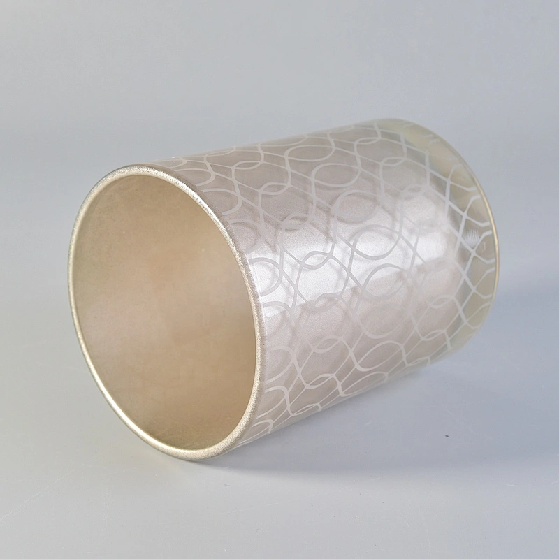 Hot sales tealight custom cylinder glass holder for candle making