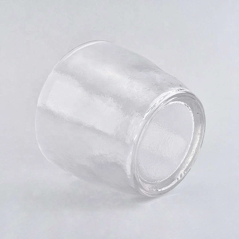 Clear logo printing candle cup tea light glass candle jars in bulk