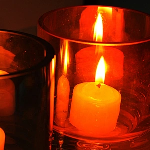 Sunny luxury decorative tealight crystal glass candle jar 6oz 8oz 10oz