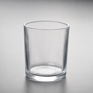 12 OZ glass candle jar, cylinder glass candle container
