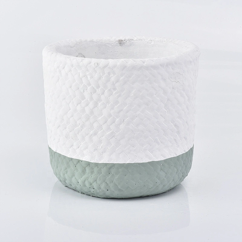 Cylinder concrete candle holders custom home decor